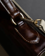 "Valentino Garavani" Square form bicolor 2way leather bag