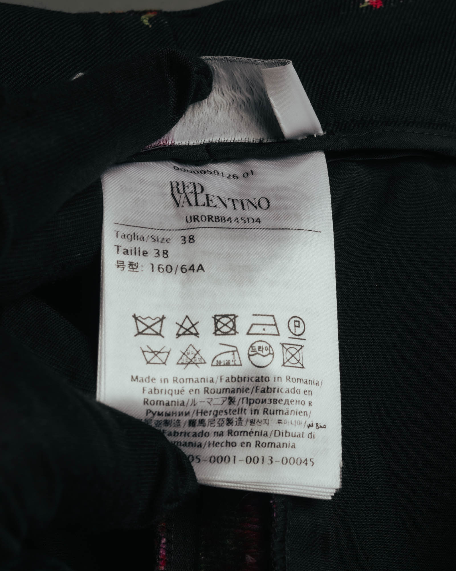 “RED VALENTINO” 2020 Floral jacquard tapered trousers
