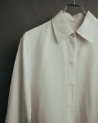 “JIL SANDER” Late 10’s-early 20’s Half-buttoned long shirt dress