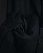 "Burberrys" 90’s dark check wool cashmere blend tailored jacket