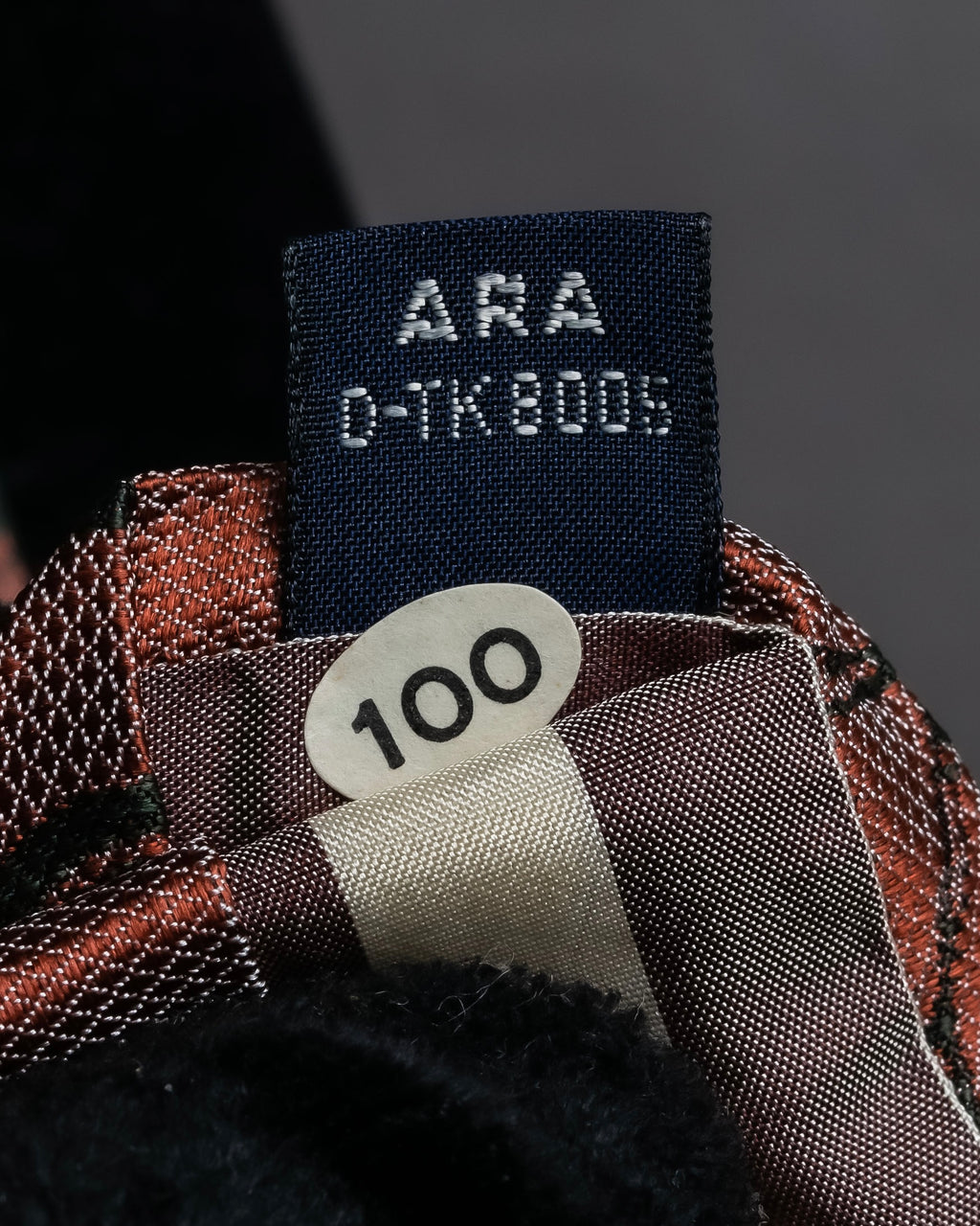 "JEAN PAUL GAULTIER HOMME" Drawing camouflage design silk neck tie