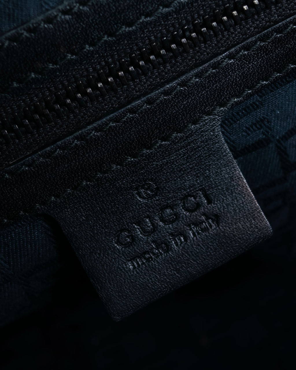 "GUCCI" Vintage gold metal fittings mini doctor bag