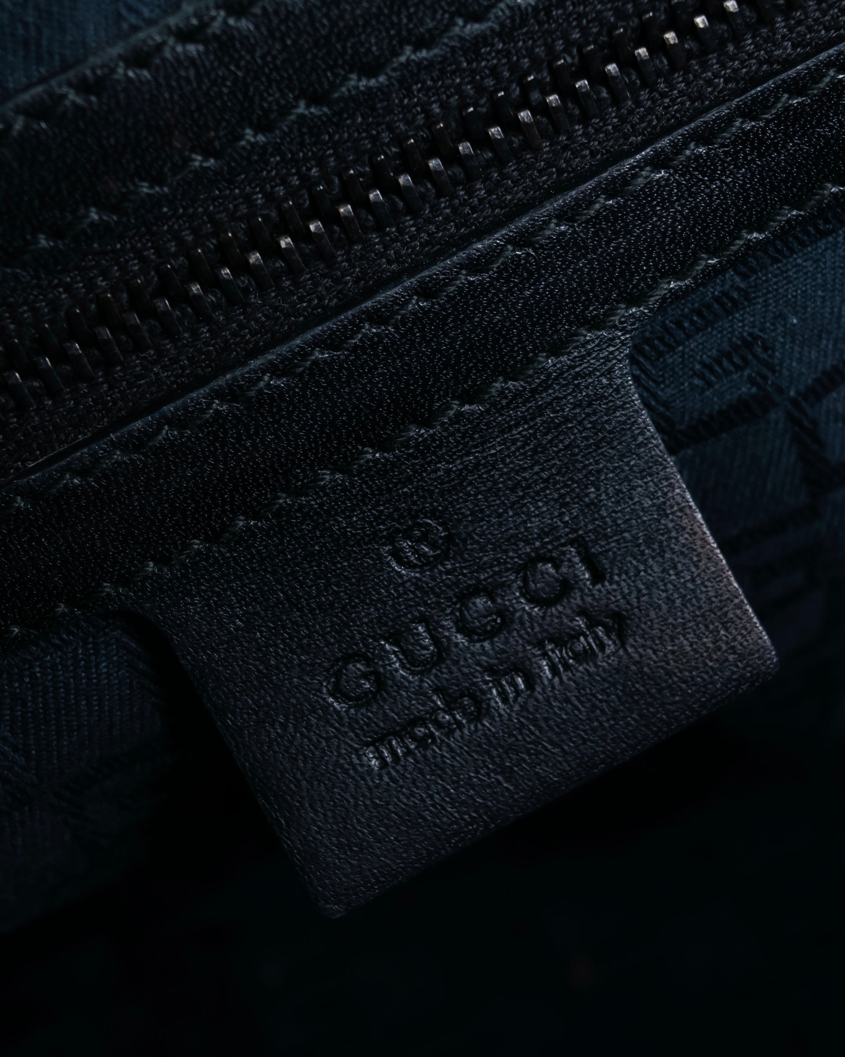 "GUCCI" Vintage gold metal fittings mini doctor bag