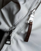 "PRADA SPORT" Double zipper hooded jacket