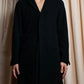 "COMME des GARCONS" Hook design wool blend chesterfield coat