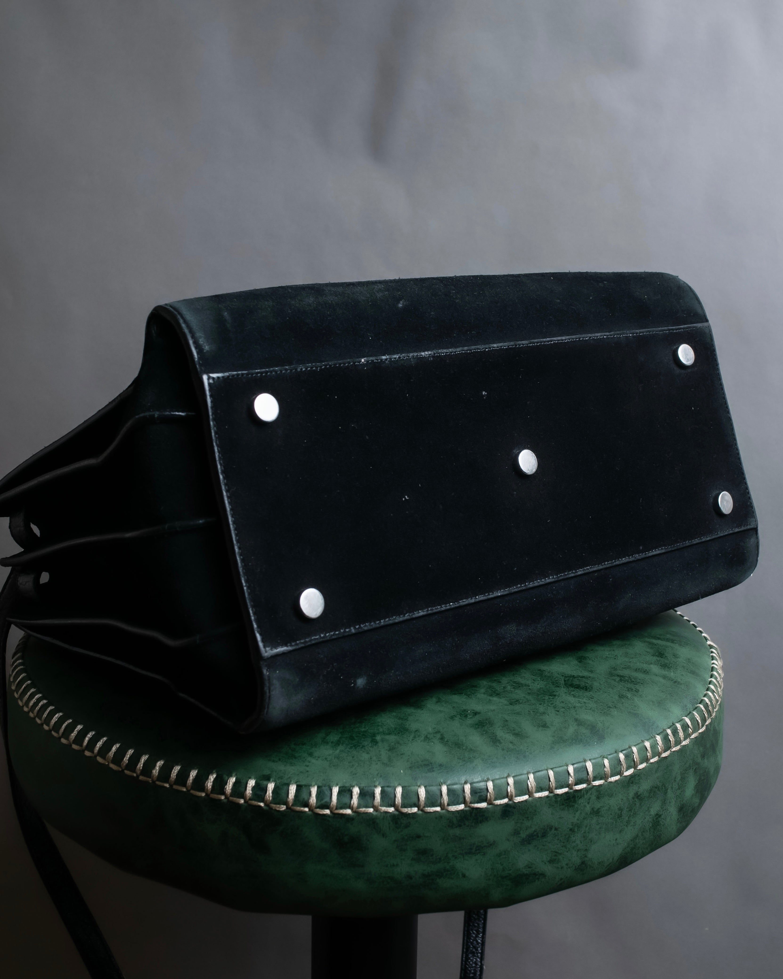 "Saint Laurent" Sac du Jour leather combination 2way bag