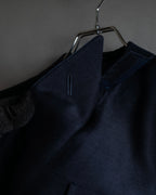 "CHRISTIAN DIOR MONSIEUR" Satin switching design tuxedo dress set up