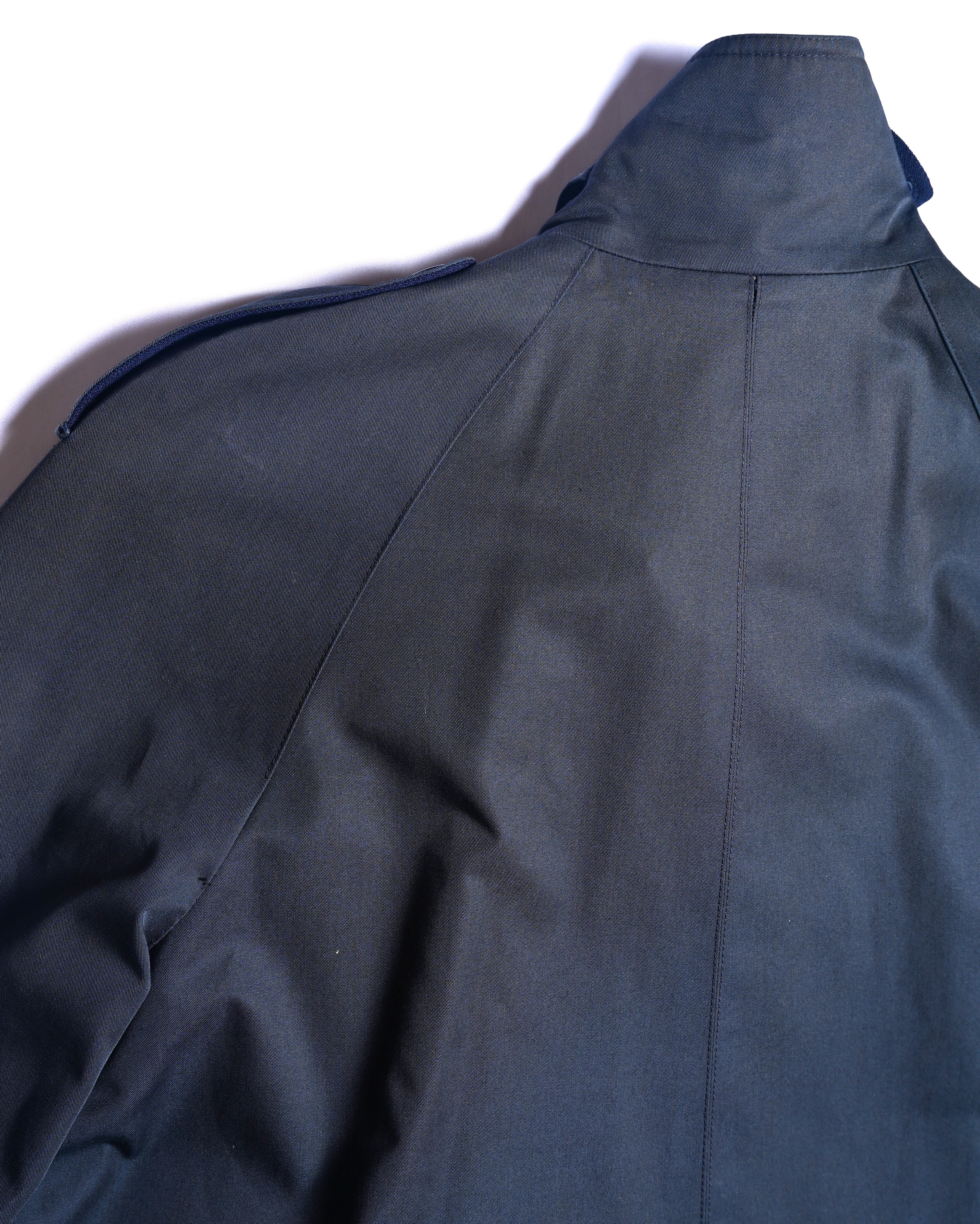 Chloe/ Beautiful A-Line Silhouette Trench Coat Navy
