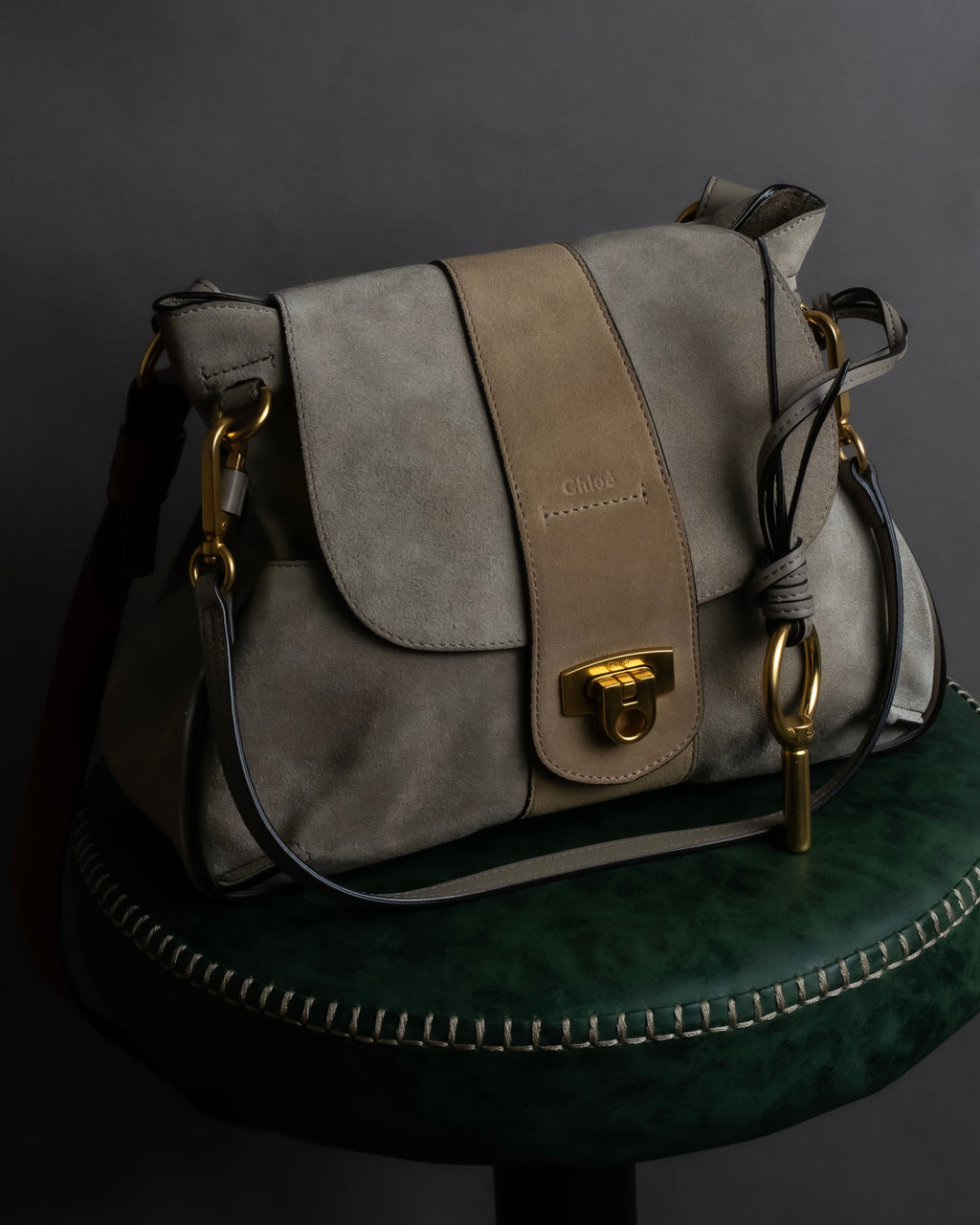 "Chloe" LEXA series 2way leather shoulder bag