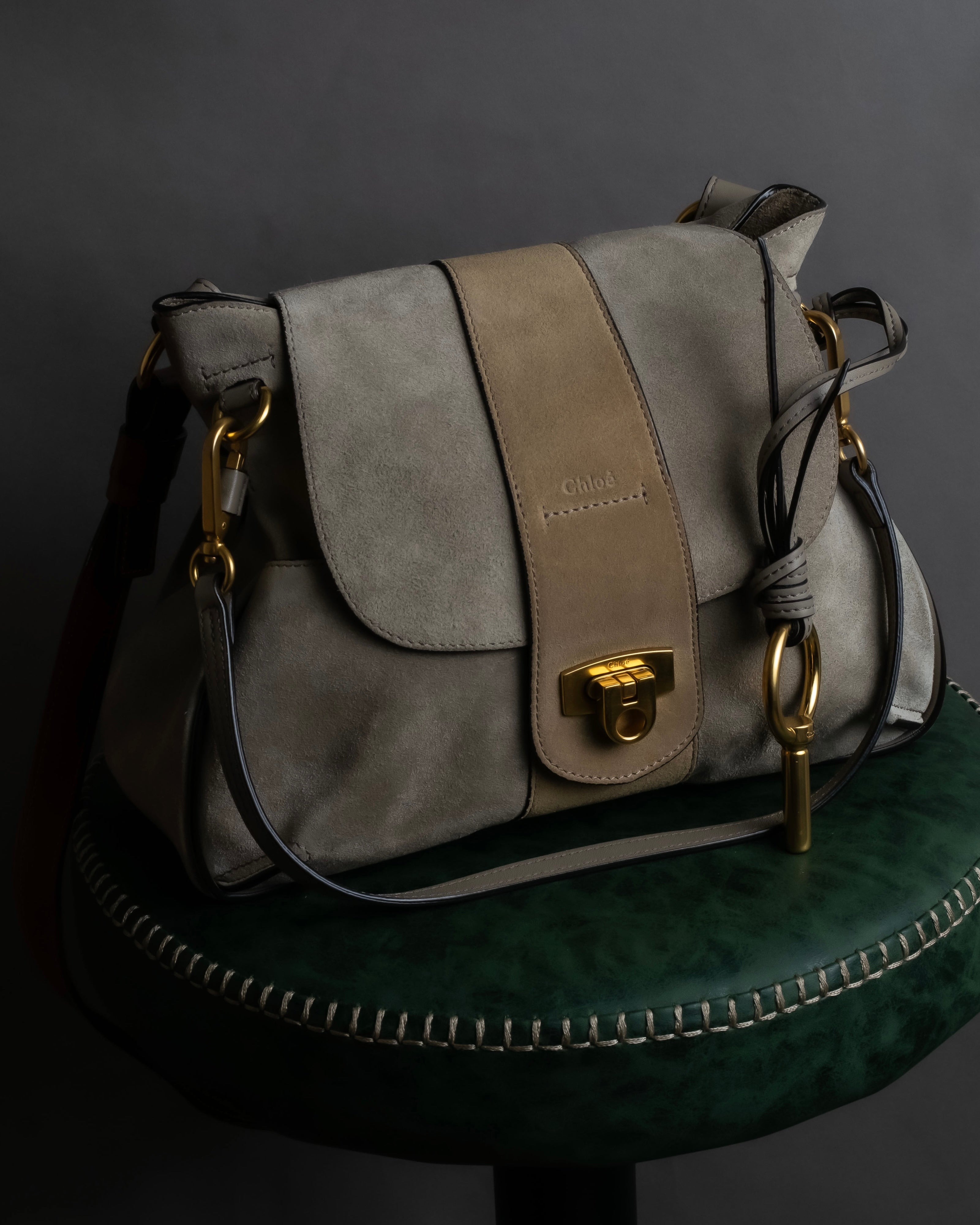 "Chloe" LEXA series 2way leather shoulder bag