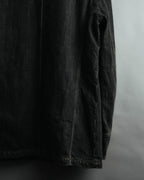 -MOOD MILLÉSIMES- 00’s faded black denim shirt jacket