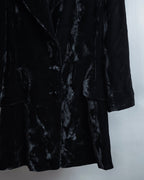 "ERREUNO" Relaxed tailored velour jacket