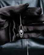 "Guy Laroche" Dancing stone diamond necklace