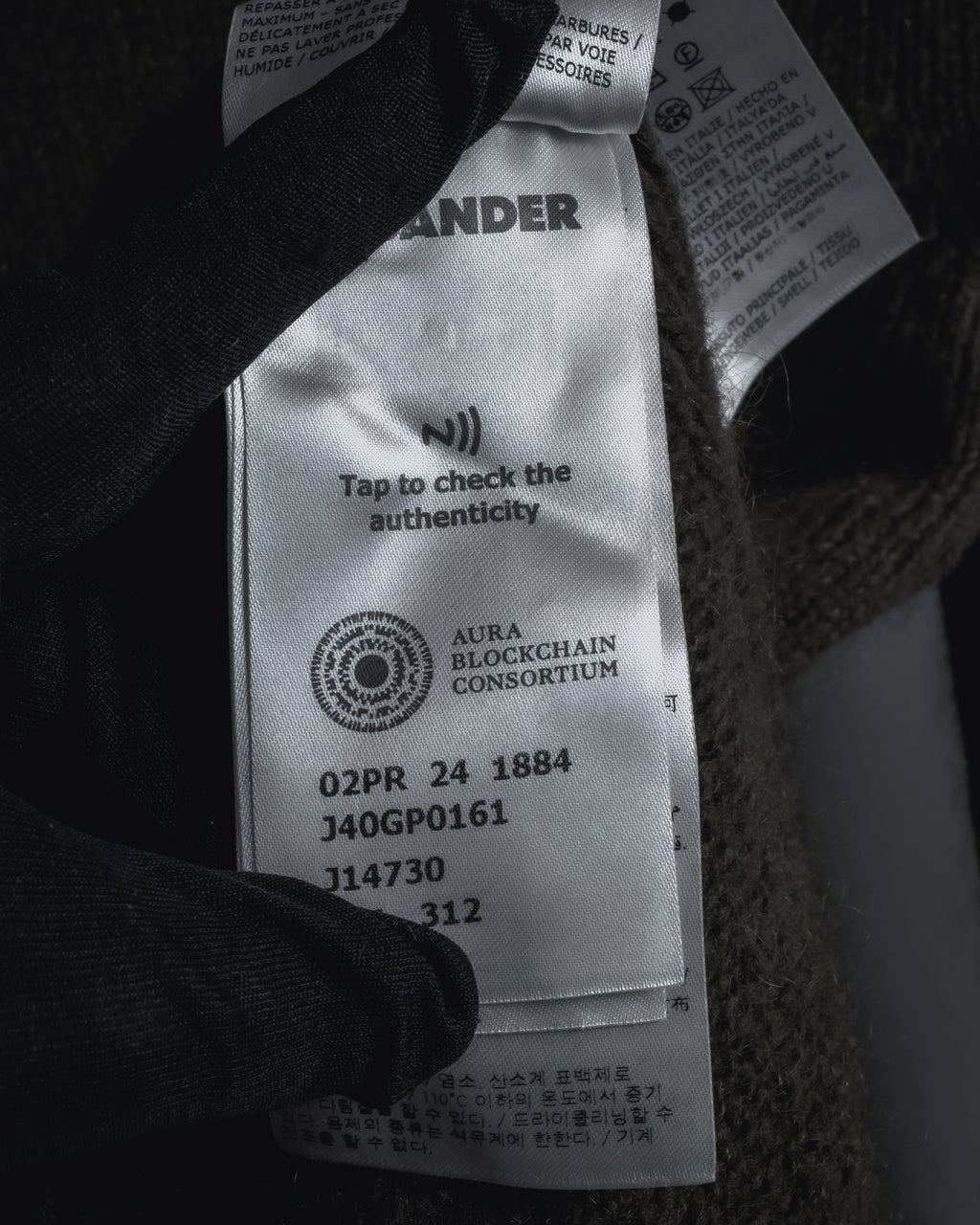 "Jil Sander+" 24AW Soft brushed crew neck knit