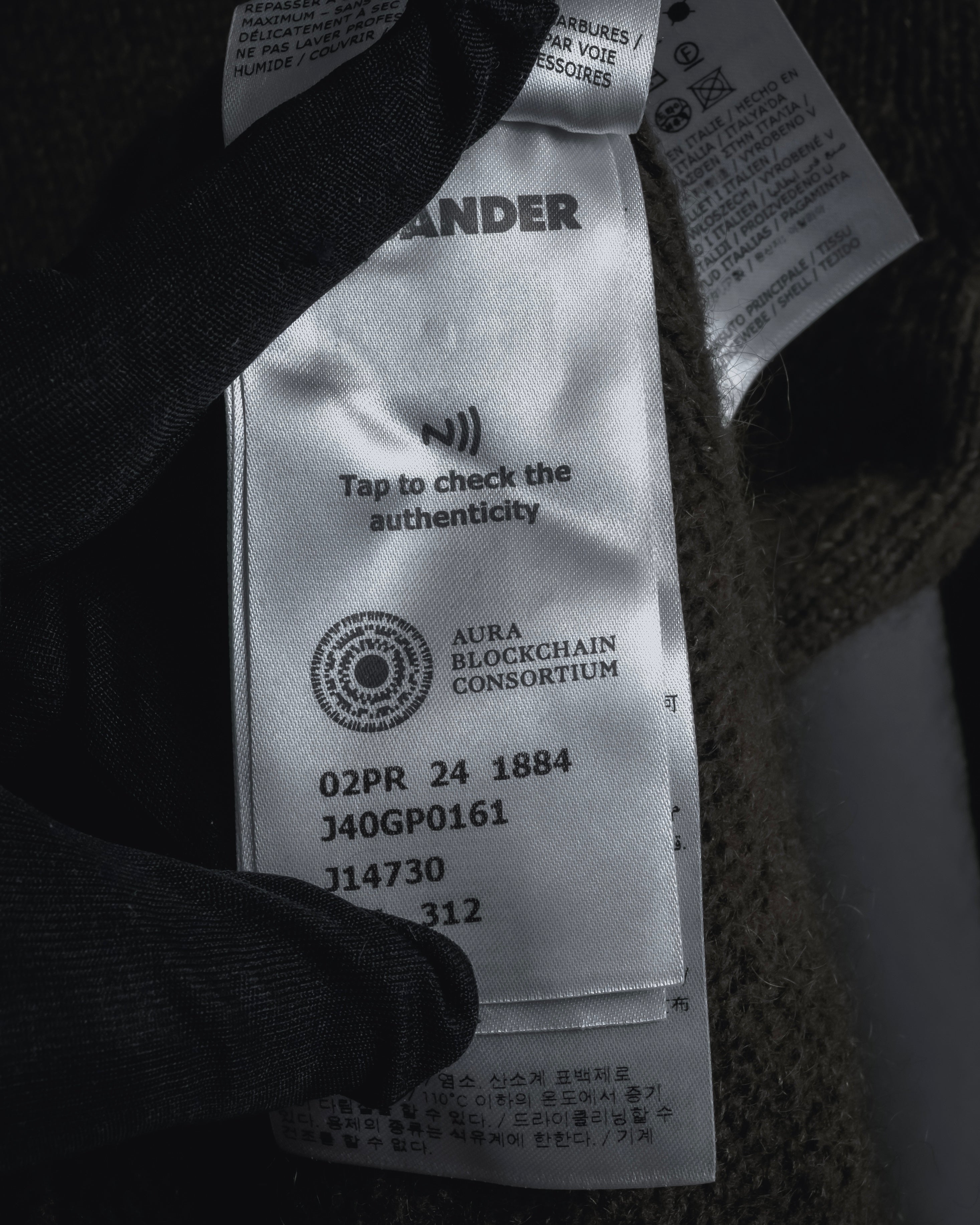 "Jil Sander+" 24AW Soft brushed crew neck knit