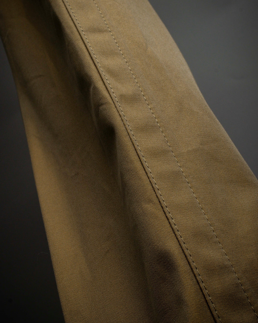 "Acne Studios" Belted design cotton twill high-waisted pants