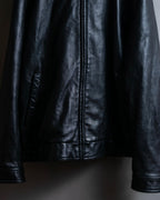 "M. JULIAN" High quality leather single riders blouson