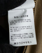 "Y's" 17AW twill woven flare silhouette jump skirt