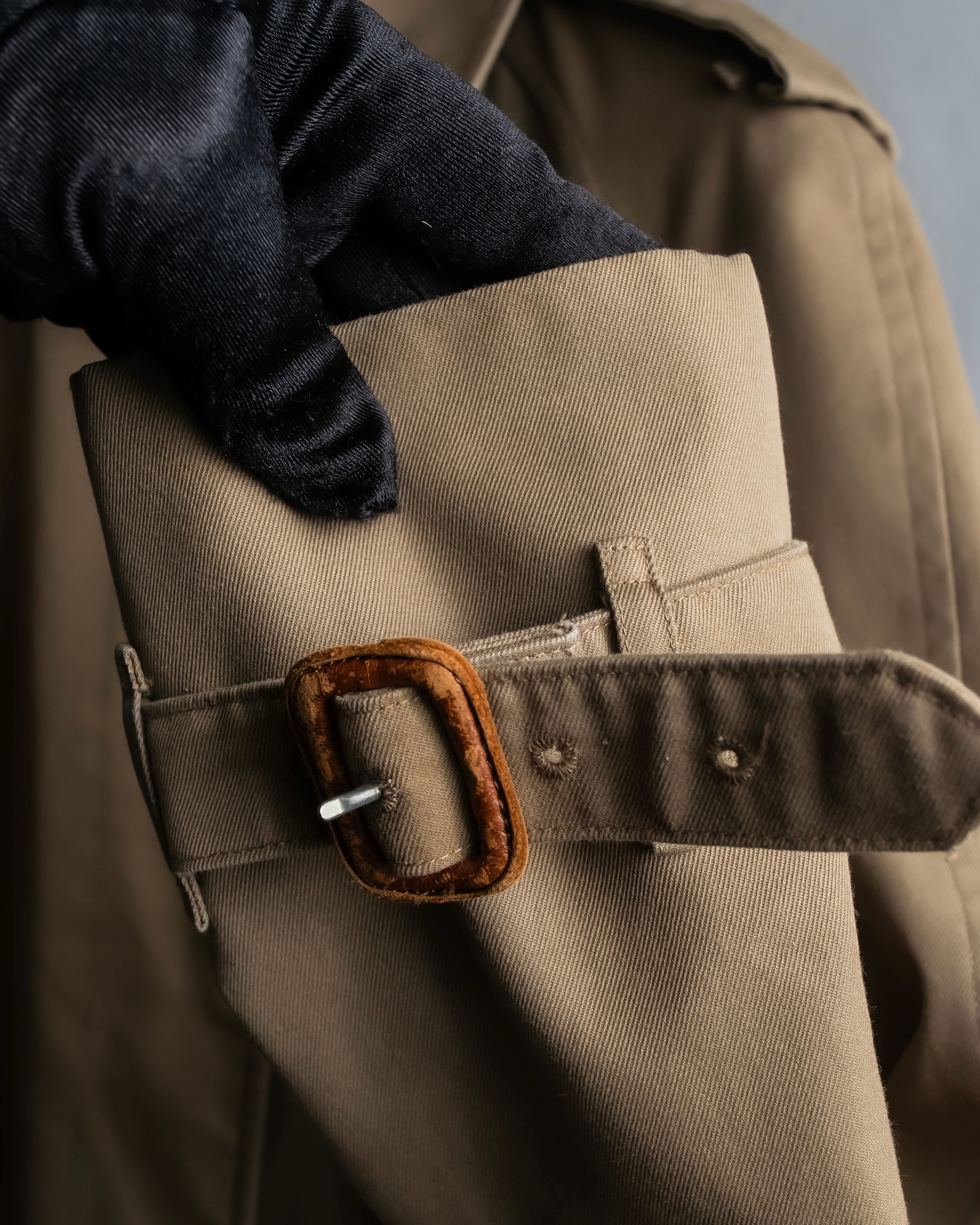 "Burberrys" Water-repellent cotton soutien colour trench coat