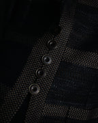 “TAE ASHIDA” 2008-2015 Structured border tweed jacket