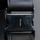 "PRADA" Beautiful smooth leather GI buckle belt