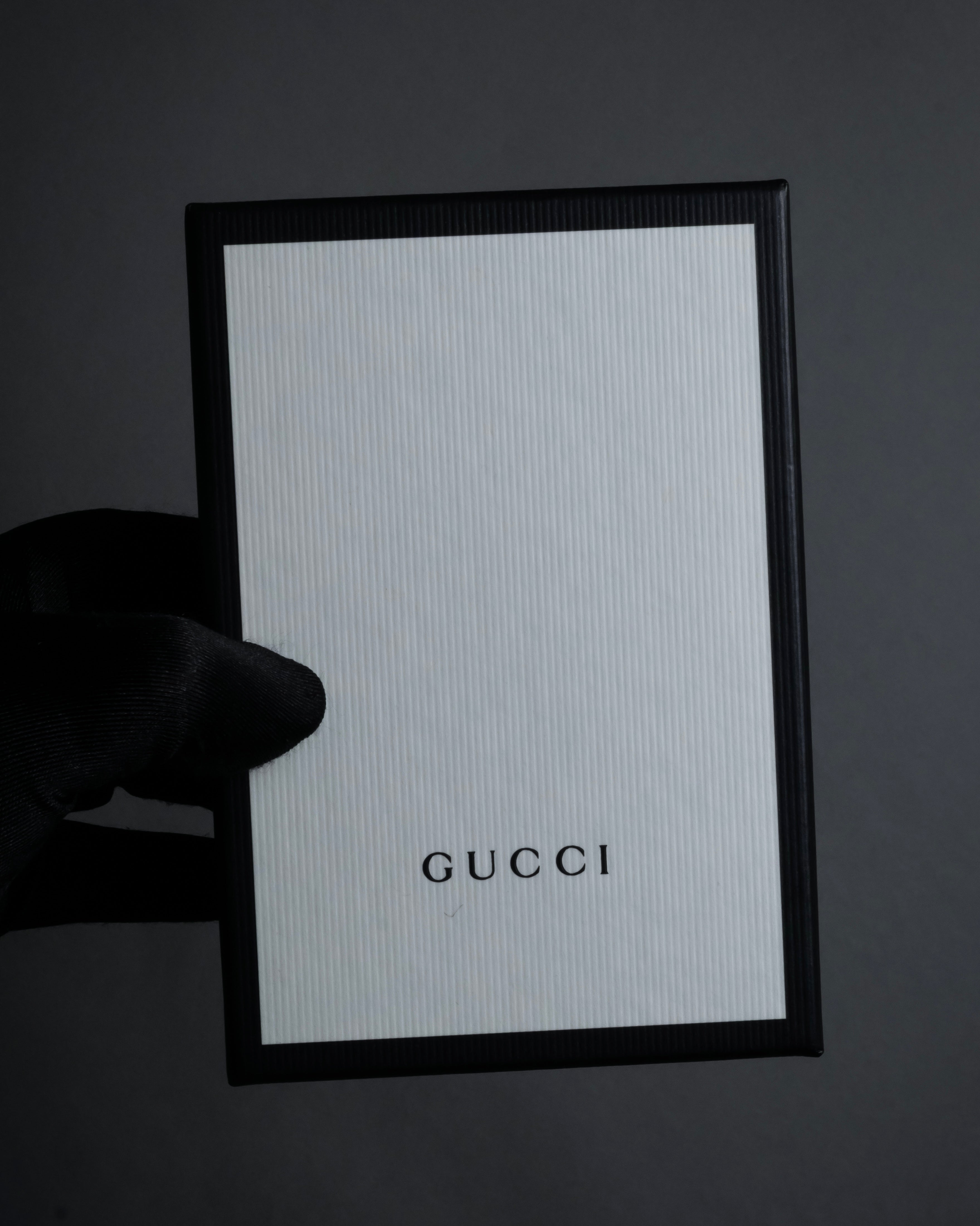 -MOOD Christmas Collections-
"GUCCI" Michele period delicate floral embroidered ribbon tie