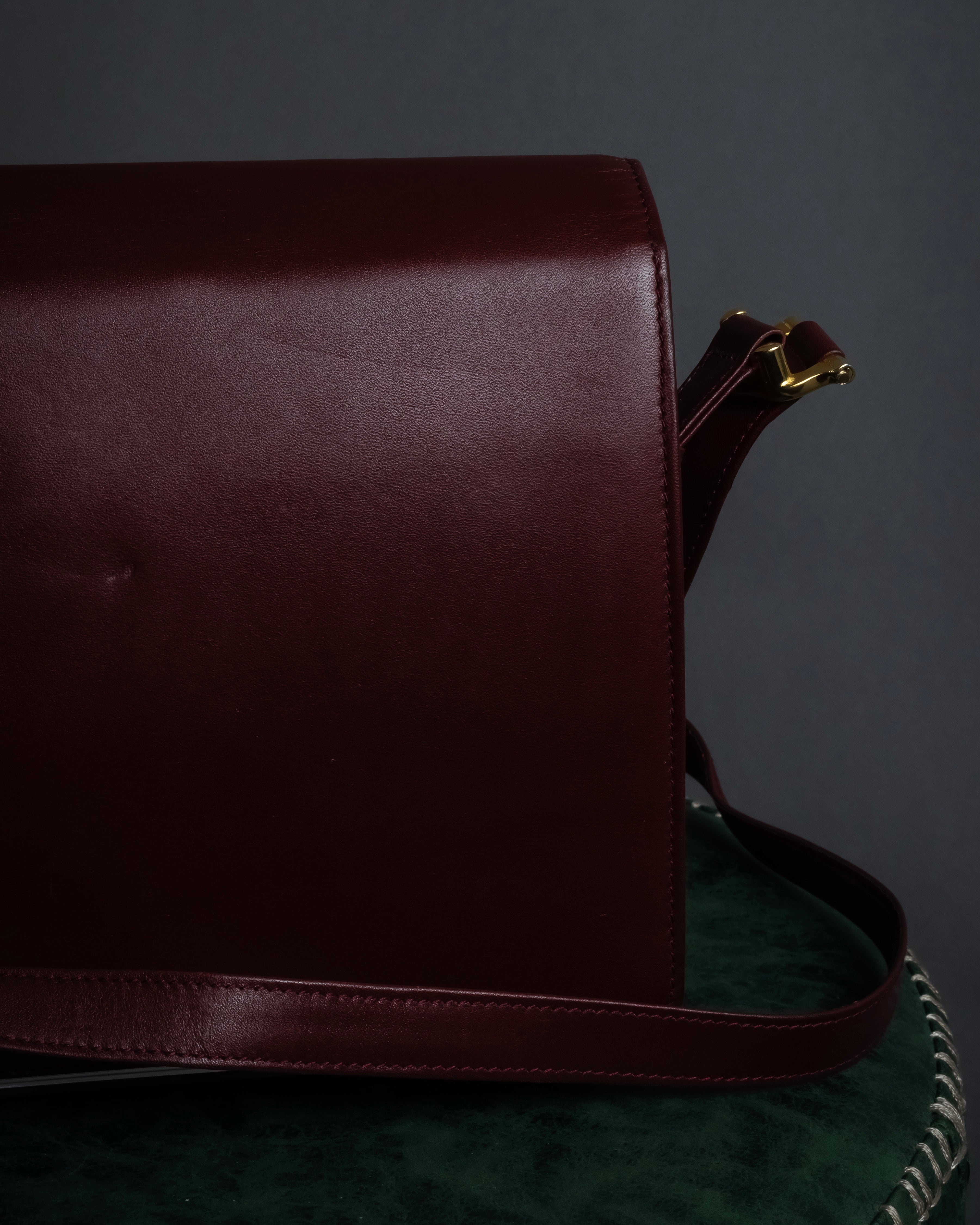 "Cartier" Les Must de Cartier geometric design shoulder bag