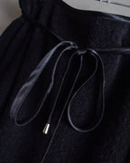 "GIANFRANCO FERRE" Structured wool satin ruffle inner detail set up