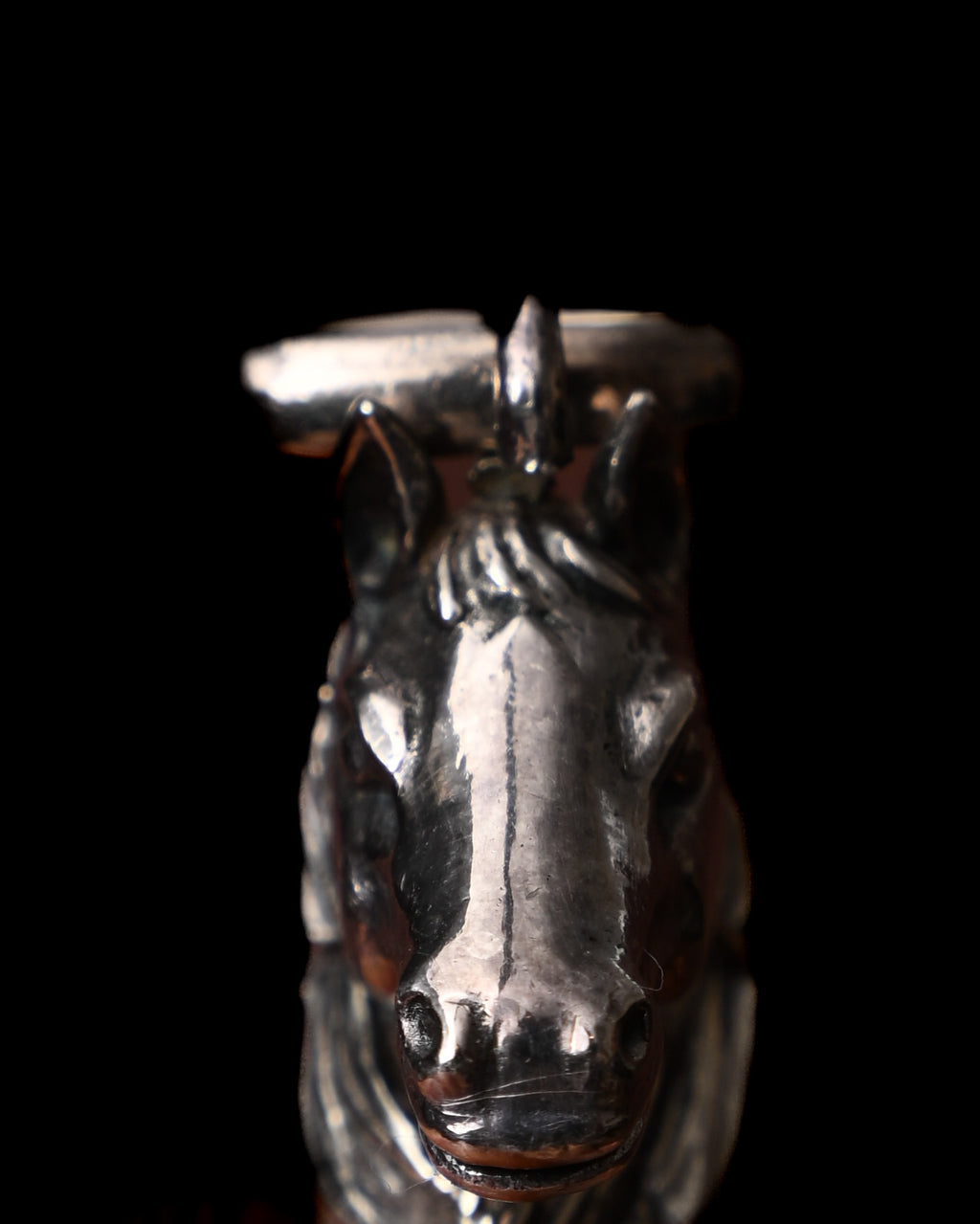 HERMES/ Horse Head Pendant Top SV800