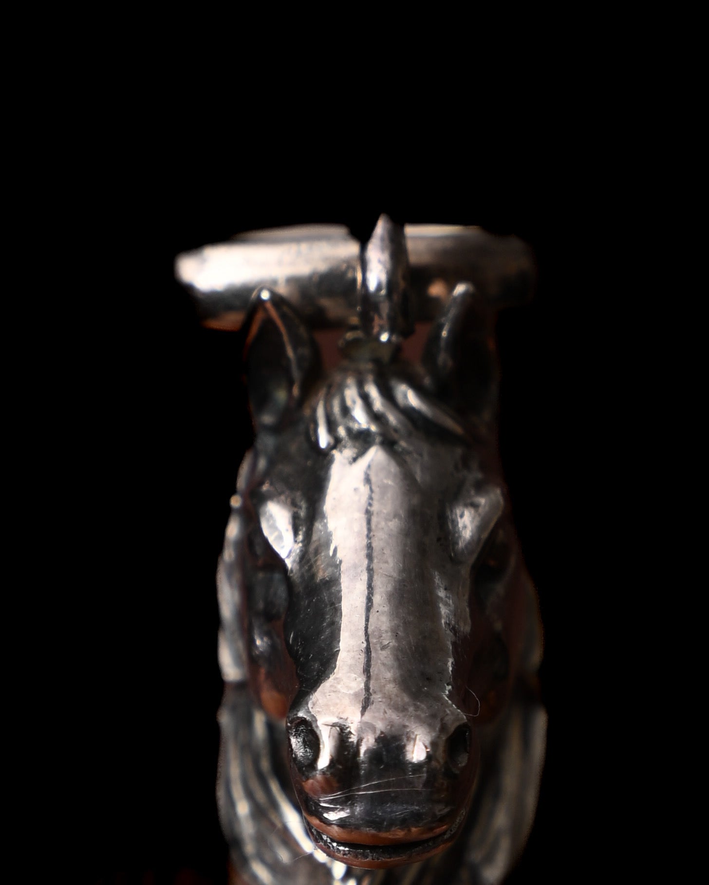 HERMES/ Horse Head Pendant Top SV800