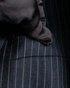 "GUCCI" Thin stripe pattern oversized jacket