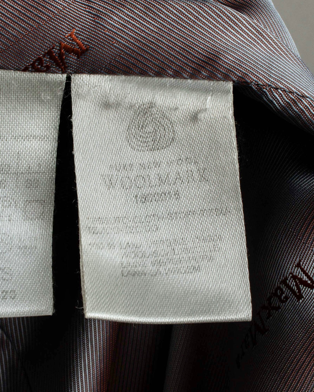 "Max Mara" Stitch design draping chester coat