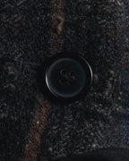 "MARNI" 90’s-00’s Textured plaid wool blend coat