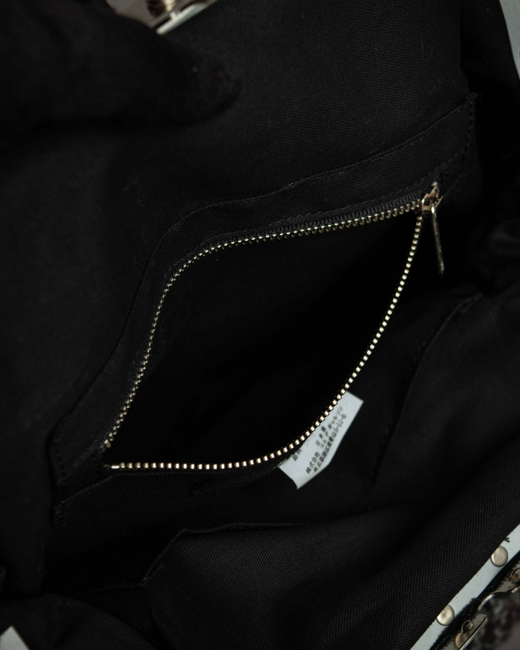 "JUNYA WATANABE COMME des GARCONS" Mixed tweed gathered detail clasp bag