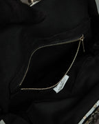 "JUNYA WATANABE COMME des GARCONS" Mixed tweed gathered detail clasp bag