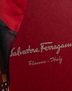 "Salvatore Ferragamo" 2010's Geometric tribal print silk scarf