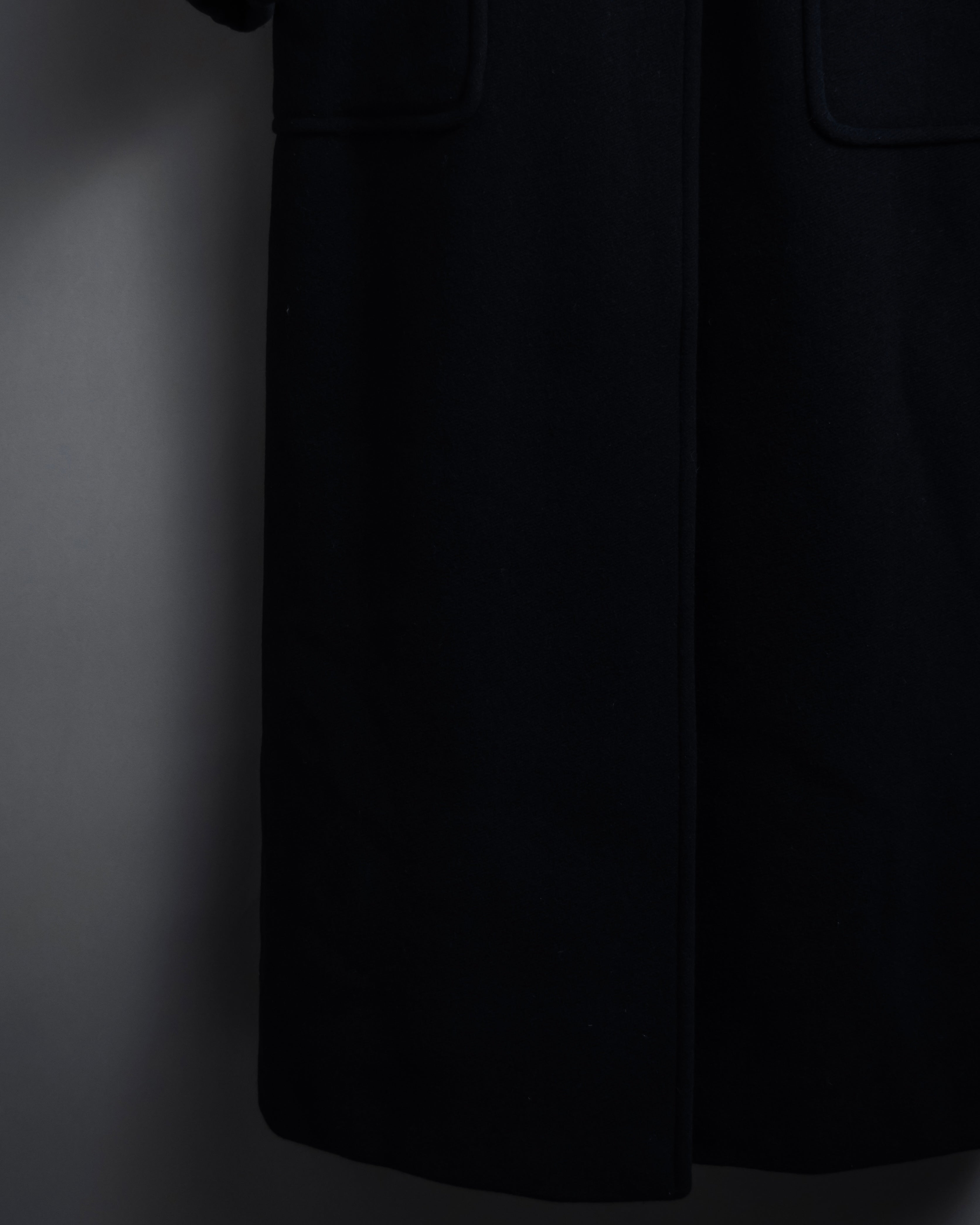 "MAX&Co." Straight fitting super maxi-length chester coat