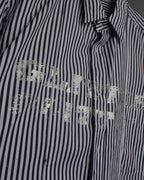 "COMME des GARCONS HOMME" 00's Graphic striped long sleeve shirt