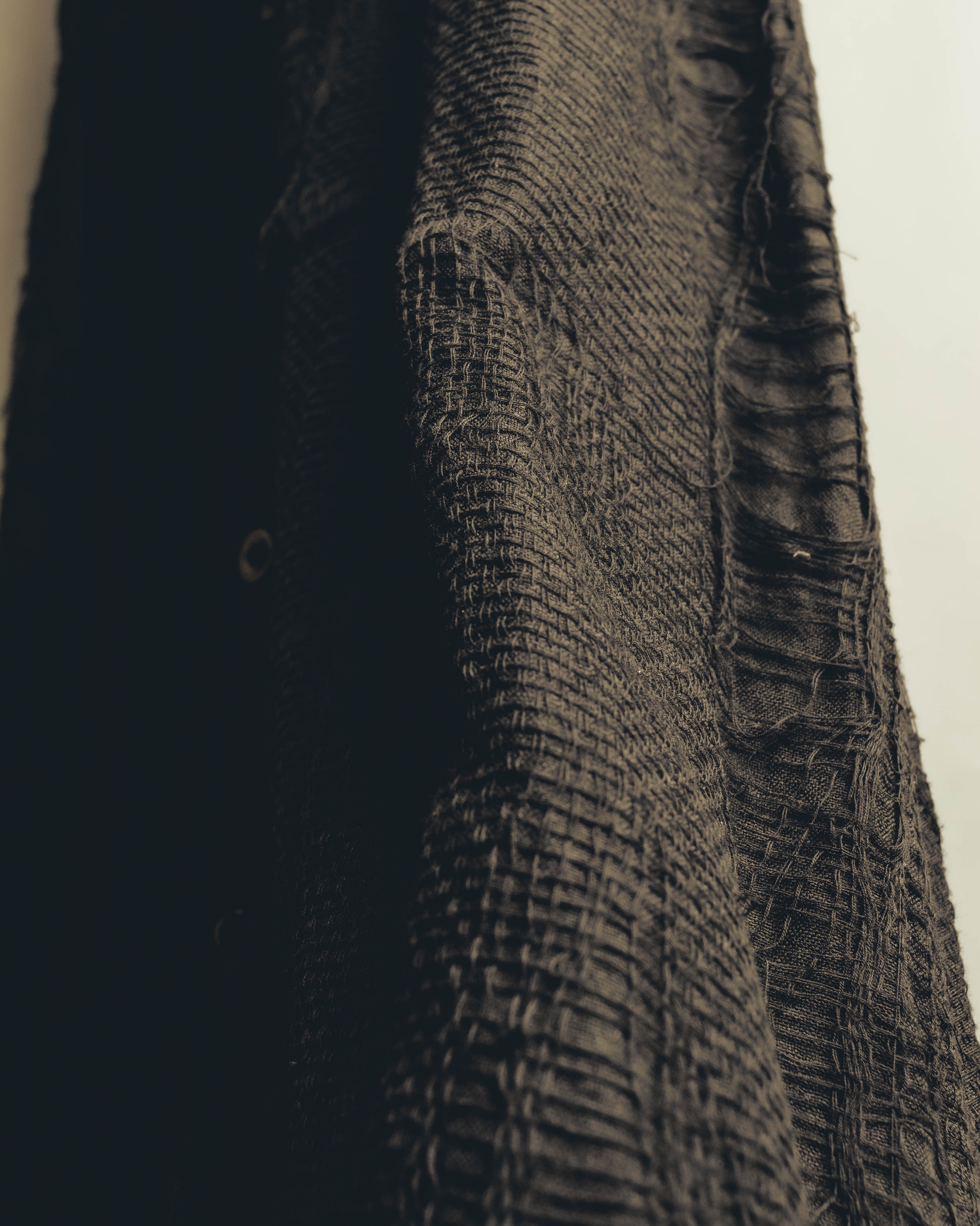 -SPECIAL- "Y's" 21SS Textured sleeveless long vest