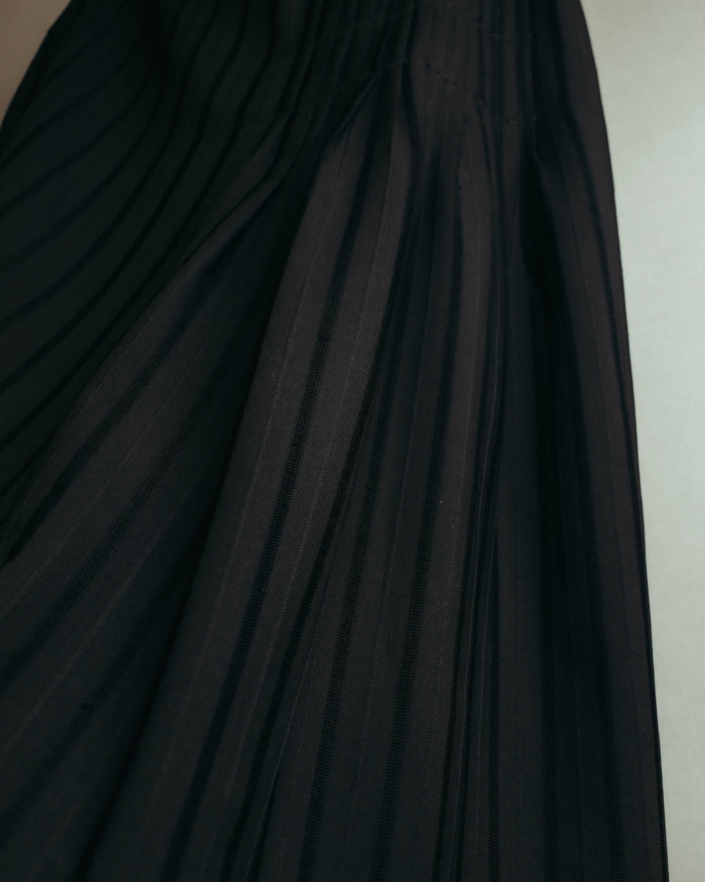 "VERONIQUE BRANQUINHO" 90's-00's Sculptural pleated wool skirt