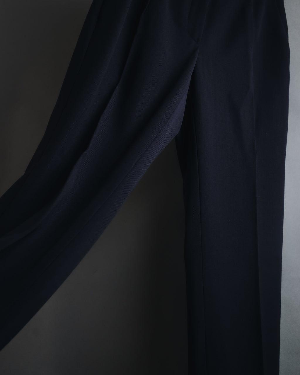 "JIL SANDER" 90’s pure new wool minimalist slacks