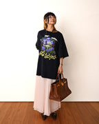 Self-Portrait/ Romantic Chiffon Pleated Skirt Pale Pink