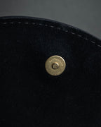 "See by Chloé" Half-moon grommet-detail suede shoulder bag