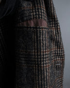 "Ernesto" Glen plaid flannel tailored jacket
