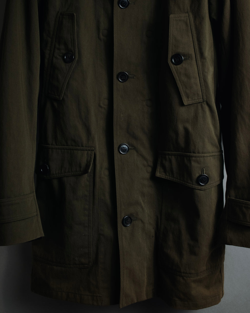 "Dior" 22AW Kim Jones design military detail hooded coat