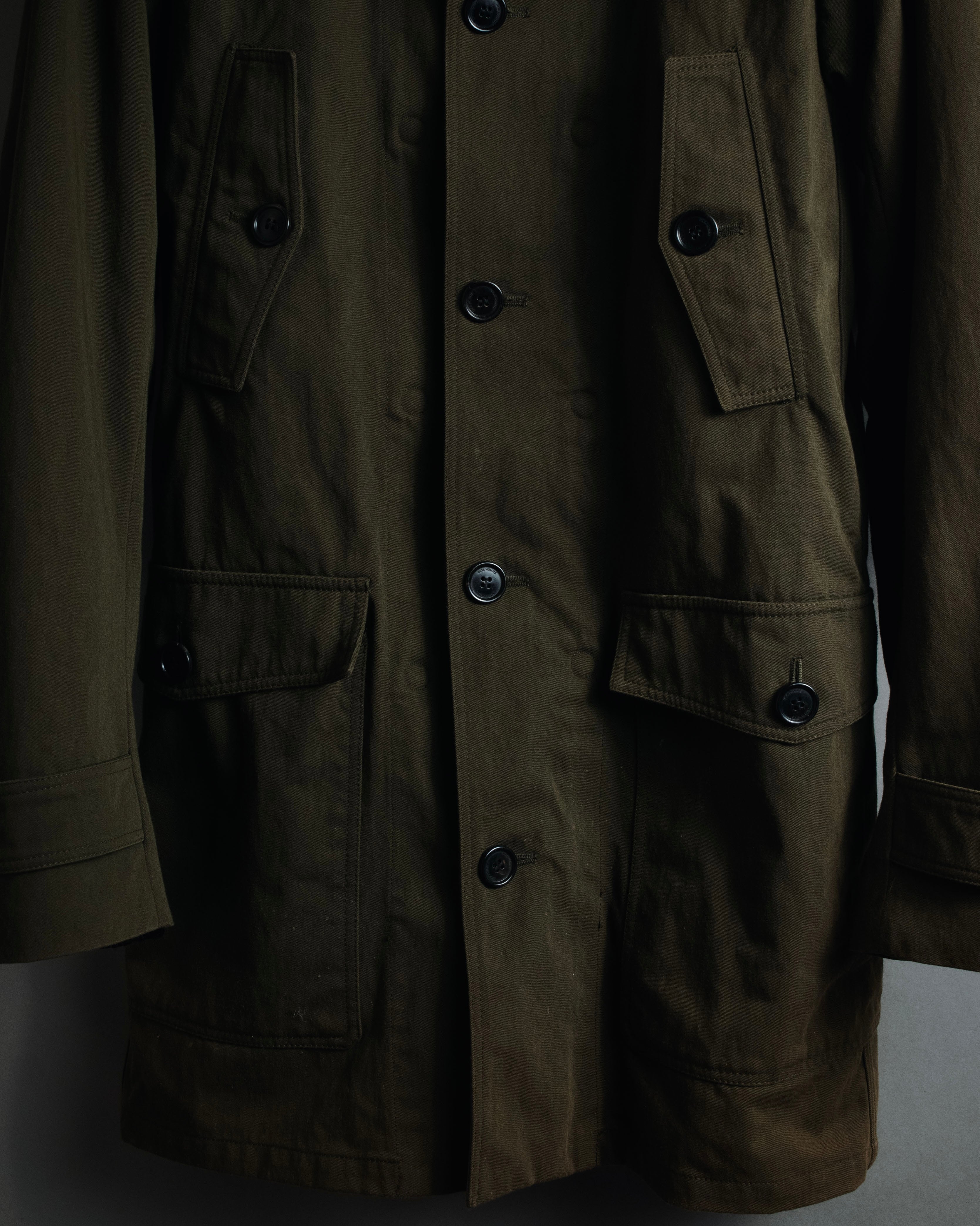 "Dior" 22AW Kim Jones design military detail hooded coat