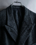 "COMME des GARCONS HOMME PLUS" Structured cut double-breasted tailored jacket