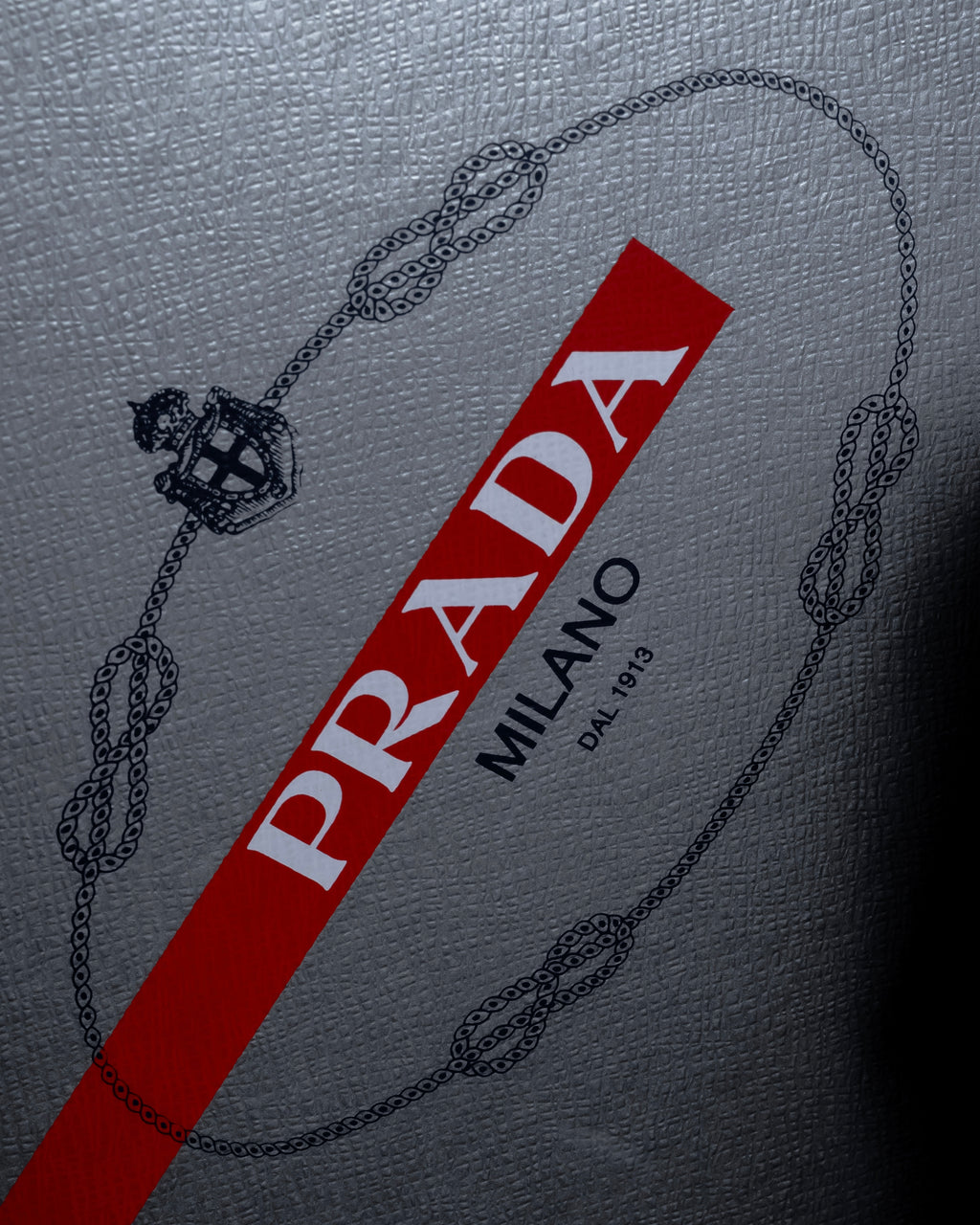 "PRADA" Military detail brushed leather lace-up long boots