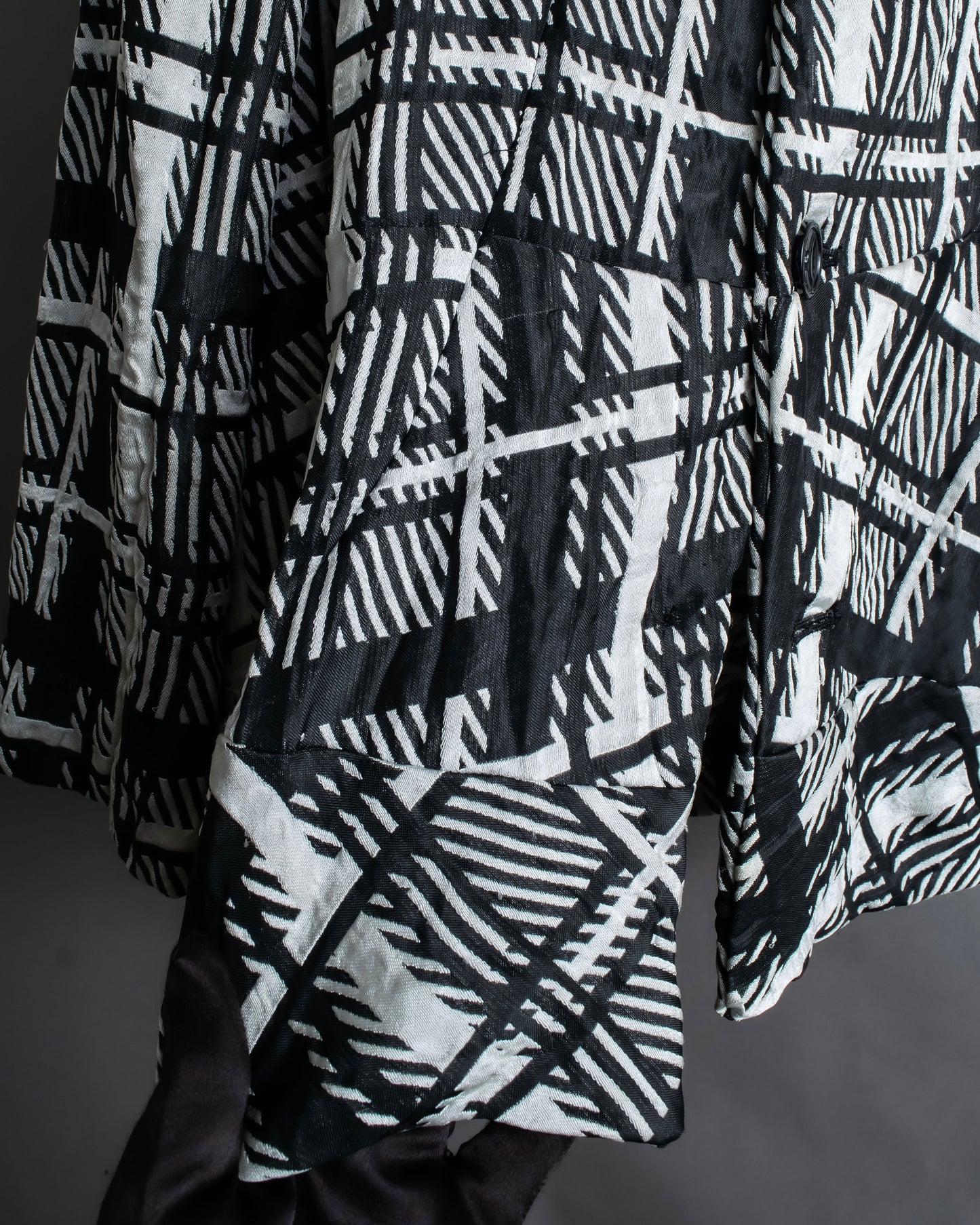 "COMME des GARCONS" Geometric pattern tailored jacket