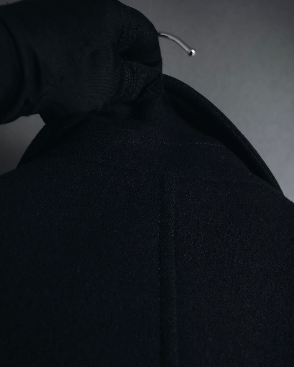 "PRADA" 90’s-00’s Minimal double-breasted wool jacket